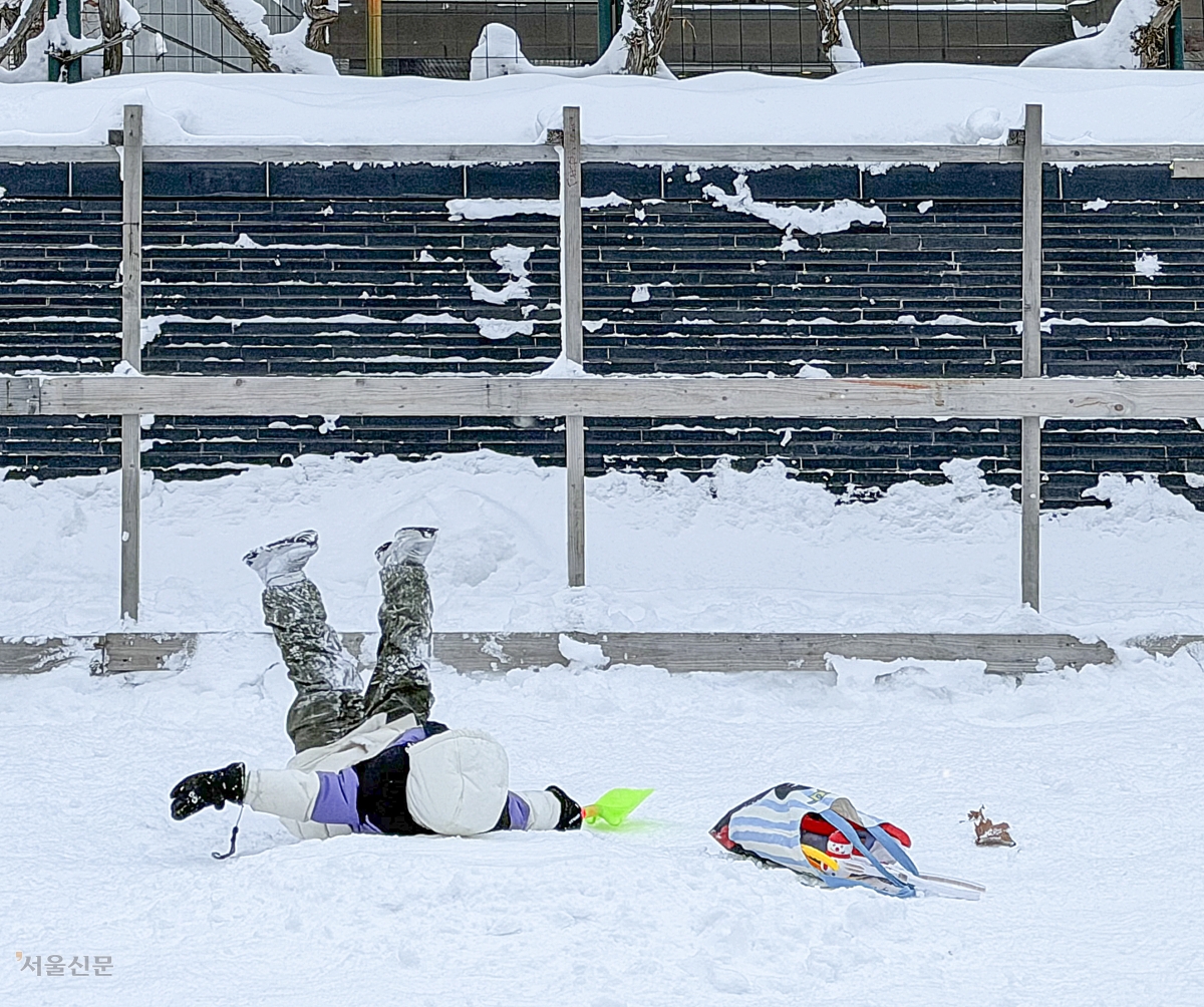 눈이 만든 놀이터