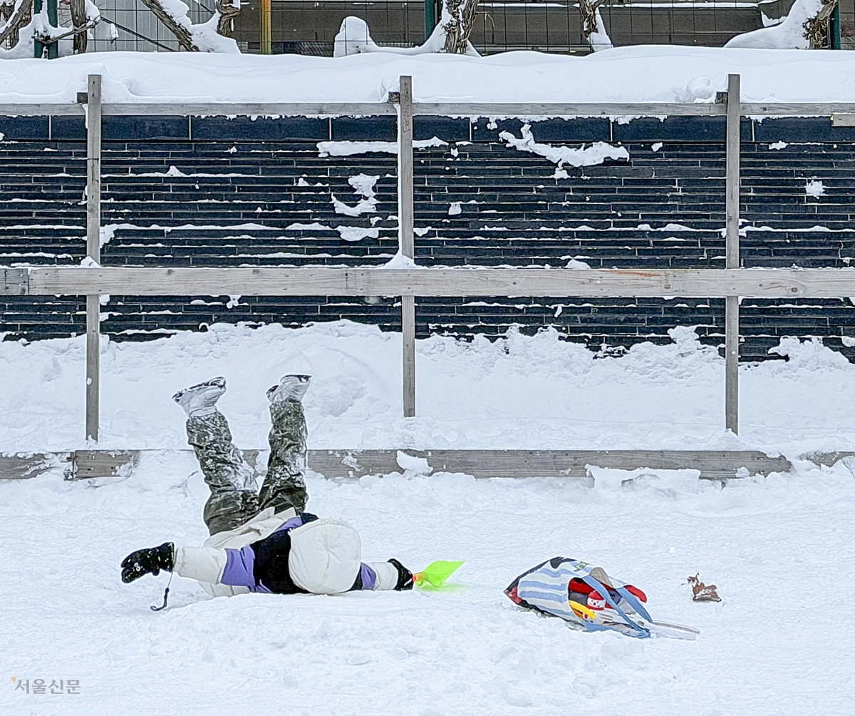 눈이 만든 놀이터