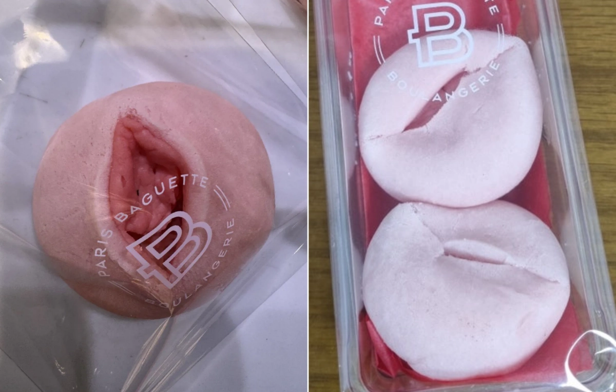 파리바게뜨가 최근 출시한 신제품 ‘베리 쫀득볼’ 실물 사진. 제조 매뉴얼을 정확하게 따르지 않았을 때 만드는 매장에 따라 최종 모양이 차이가 난다. 온라인 커뮤니티 캡처