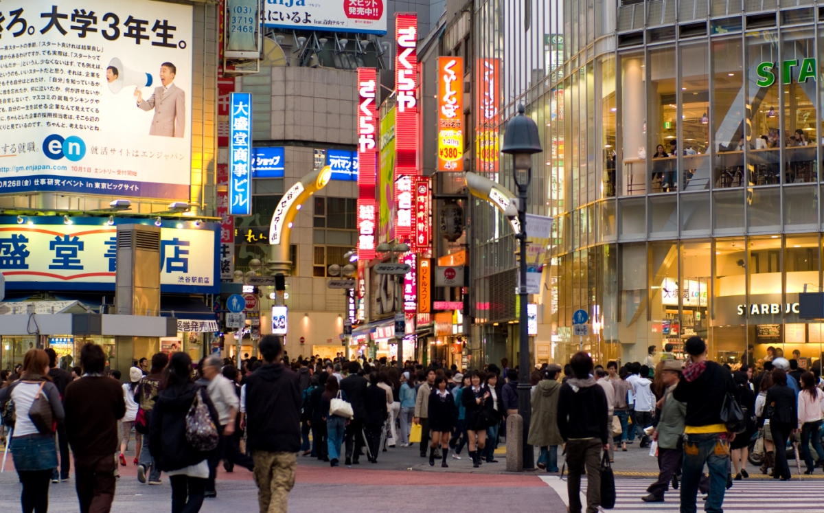 일본 시부야 거리 이미지. 위키피디아