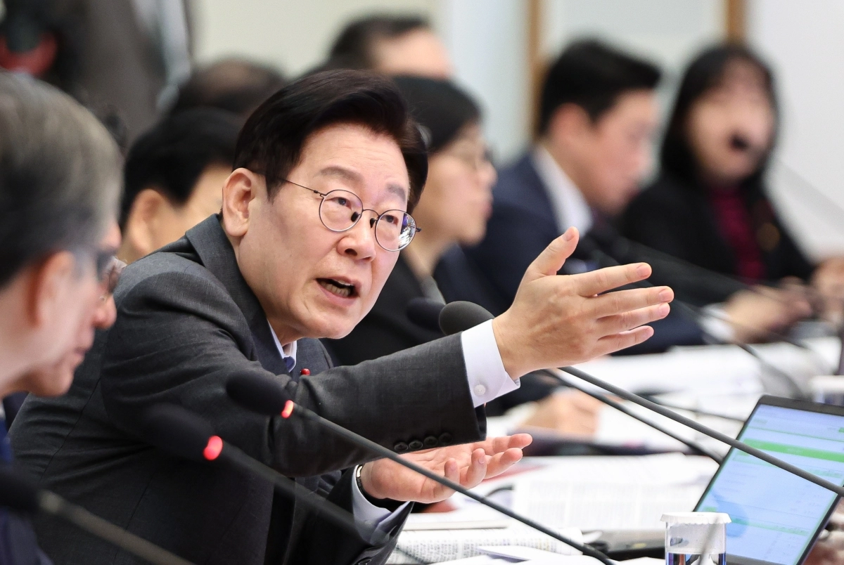 이재명 대통령이 20일 청와대에서 열린 국무회의에서 발언하고 있다. 2026.1.20 뉴스1