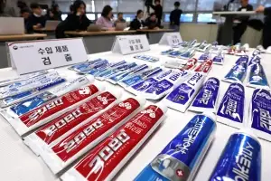 애경 2080 수입 치약 87%서 금지 성분 검출…“장비 소독하다 섞여”