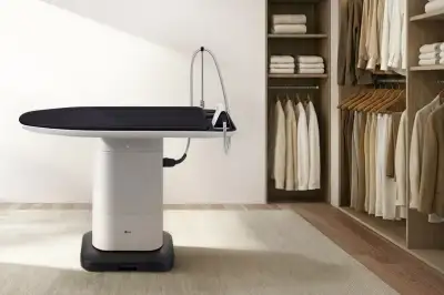 LG전자의 의류 관리 센스… 바람으로 옷 띄우고 AI가 스타일링