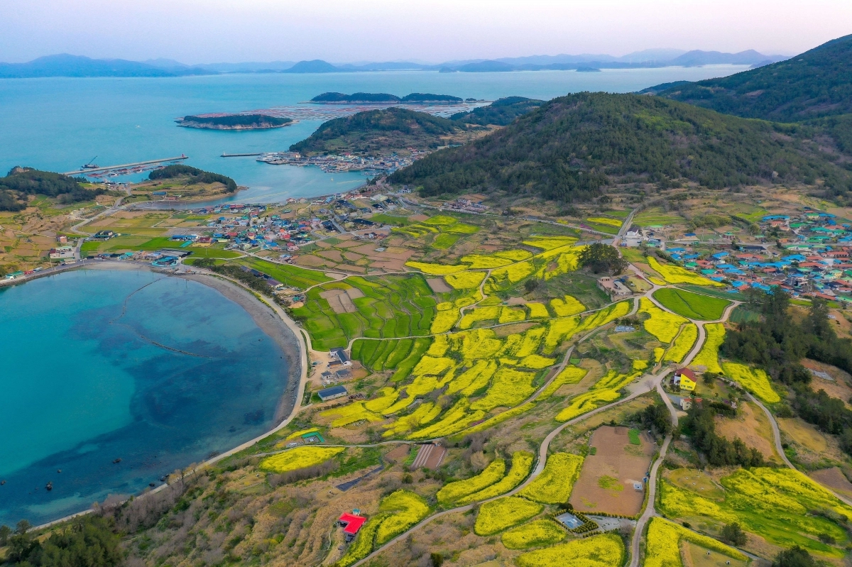 완도 청산도 전경.