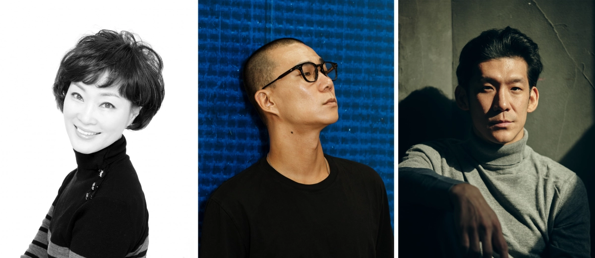 미국 뉴욕 베시어워드에서 2024년도 최우수 안무가/창작자 상을 받은 정혜진(왼쪽부터)·김성훈·김재덕 안무가. 세종문화회관 제공