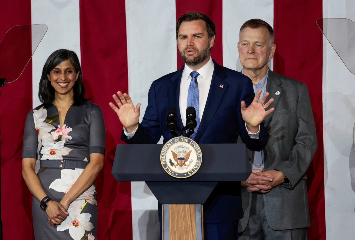 JD 밴스 부통령의 부인 우샤 밴스(맨 왼쪽) 서울신문DB