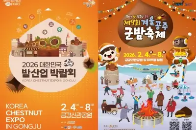 “겨울 군밤 즐기세요”, 공주시 군밤축제 눈길