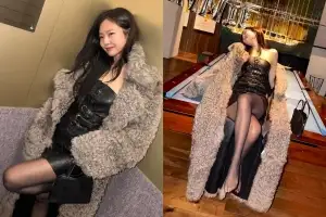 30살 된 제니, 가죽 튜브톱 ‘섹시 생일 파티룩’