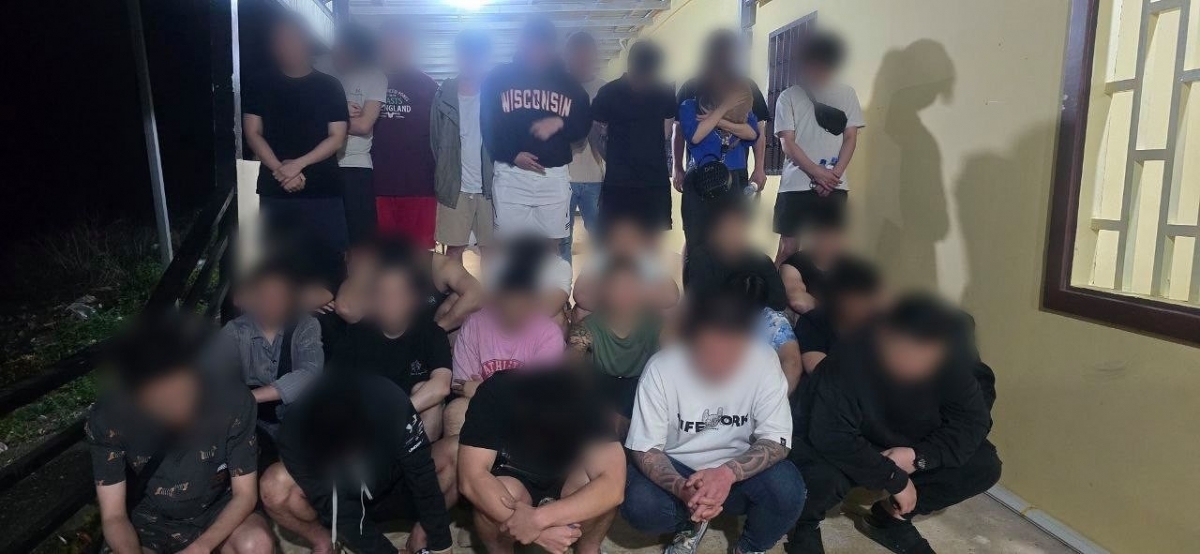 초국가범죄특별대응 TF는 이날 오전 9시 41분 캄보디아 한국인 스캠 조직원 73명을 전세기를 통해 캄보디아 프놈펜에서 인천국제공항으로 강제 송환했다. 초국가범죄특별대응 TF 제공