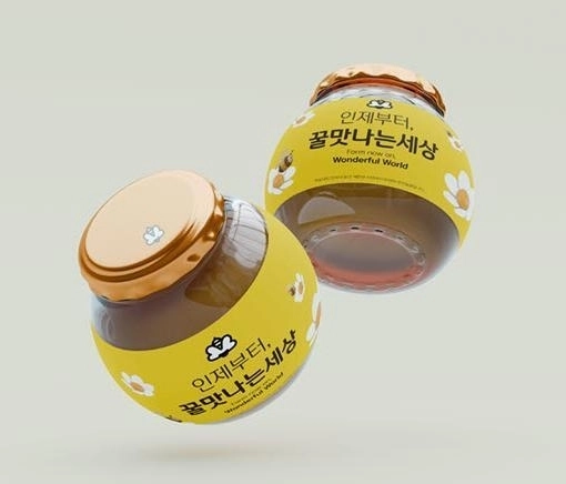 강원 인제군이 개발한 벌꿀 브랜드 ‘인제부터, 꿀맛 나는 세상’. 인제군 제공