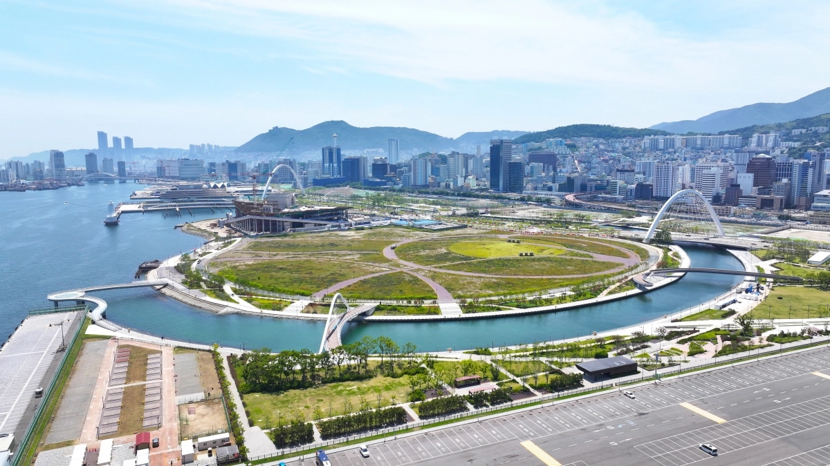 북항 재개발 현장 전경. 부산항만공사 제공