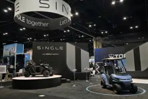 한국에서 개발한 1인승 골프카트, 미국 PGA쇼에서 주목