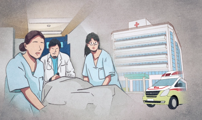 병원 이송 자료 이미지. 서울신문DB