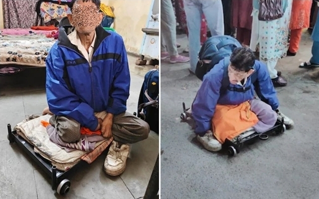 19일(현지시간) NDTV에 따르면 인도 여성아동개발부는 17일 마디아프라데시주 인도르에서 취약계층 행세를 하며 구걸한 억만장자를 적발했다. 2026.1.19 NDTV 캡처