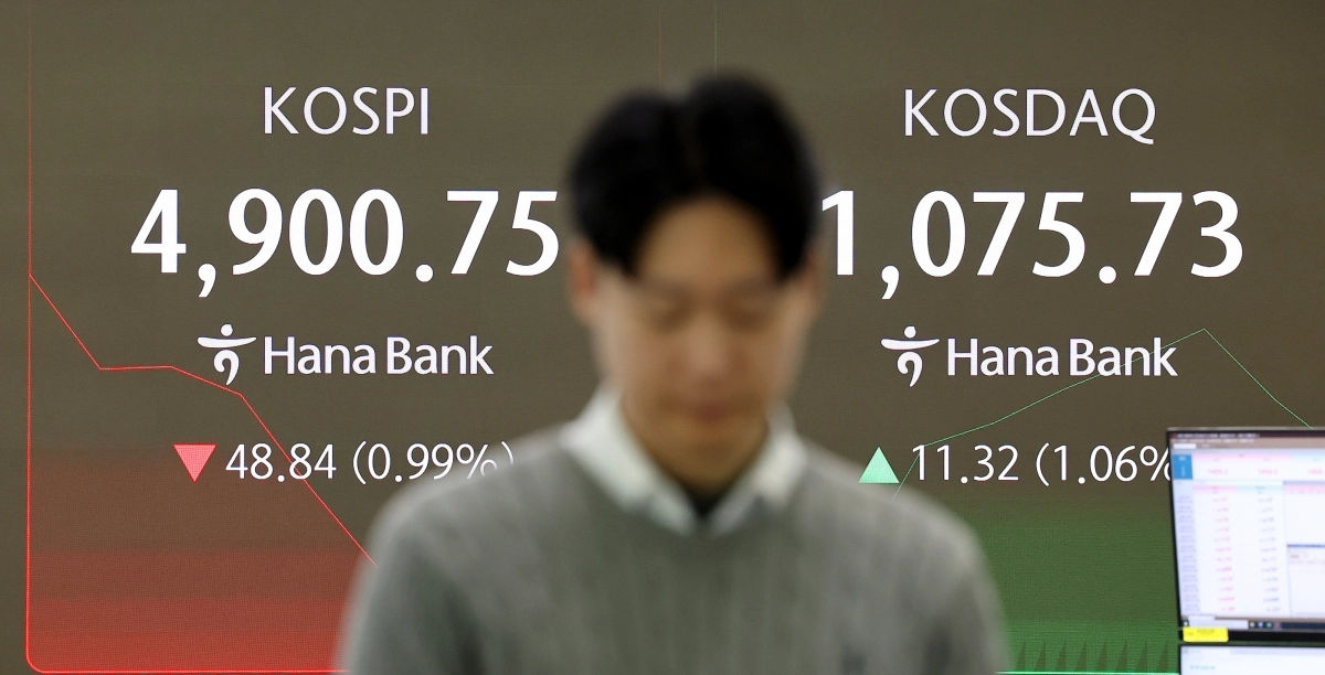 코스피, 트럼프발 관세 쇼크에 하락 출발...코스닥은 반등