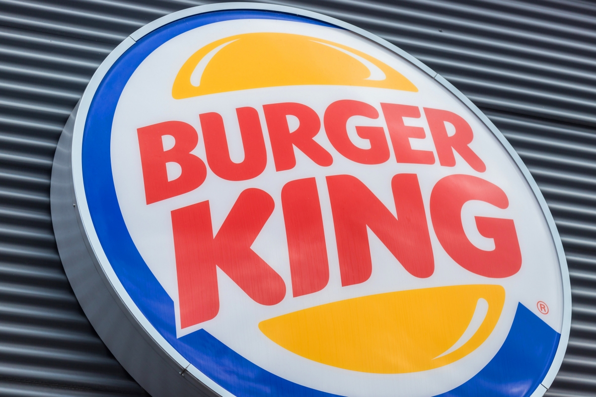 버거킹 간판. 123rf