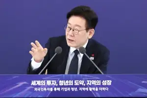 李대통령 “한국 주식시장 변동 놀라워… 성장 가능성 매우 높아”