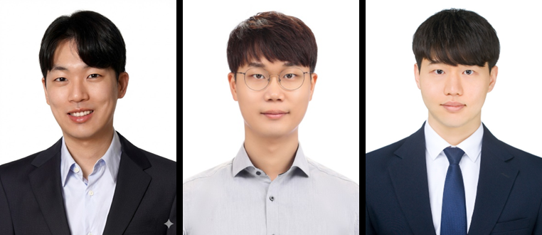 (왼쪽부터) 성균관대 김병훈 교수, 한양대 임희대 교수, 조현민 박사과정. 성균관대 제공