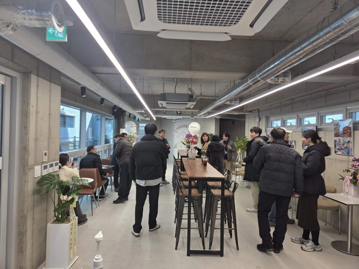 천안 ‘부챙이마을카페’. 시 제공