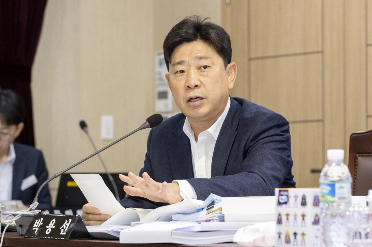 29일 열린 제360회 경북도의회 제1차 교육위원회 회의에서 발언중인 박용선 의원. 경북도의회 제공