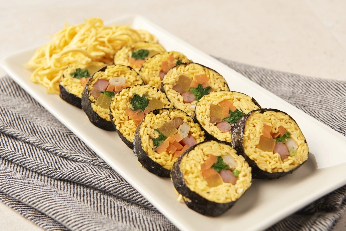 키토제닉(저탄고지) 다이어트 김밥. 아이클릭아트