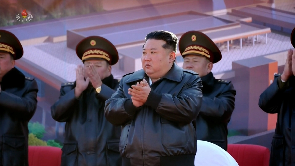 김정은, 은률군 지방발전정책대상건설 착공식 참석