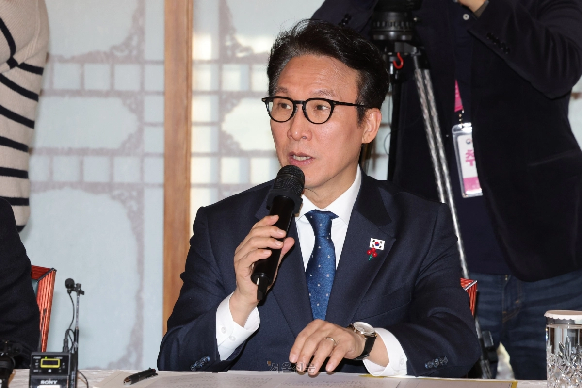 김민석 국무총리가 21일 서울 종로구 삼청동 총리공관에서 열린 고위당정협의회에서 발언하고 있다. 2025.12.21. 홍윤기 기자