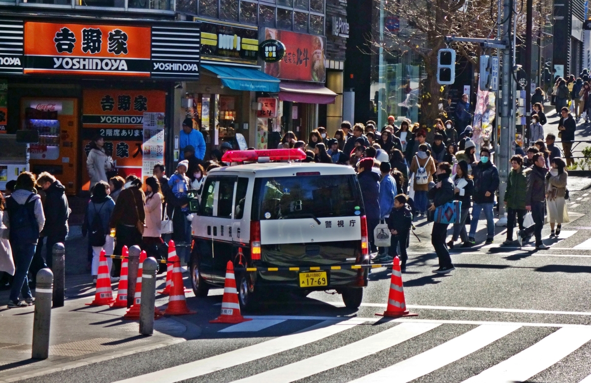 일본 도쿄 경찰 자료사진. 123rf (기사와 직접 관련 없음)
