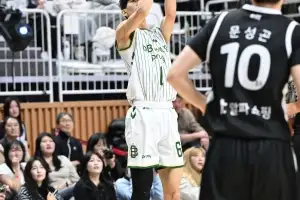 원주 DB, 소나기 3점포로 김선형 복귀한 kt잡고 3연승…선두 창원 LG에 1.5경기차로 추격