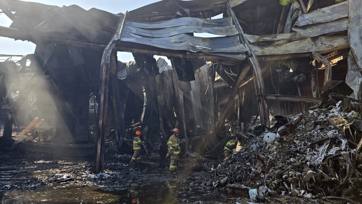 음성 공장 화재 실종자 수색