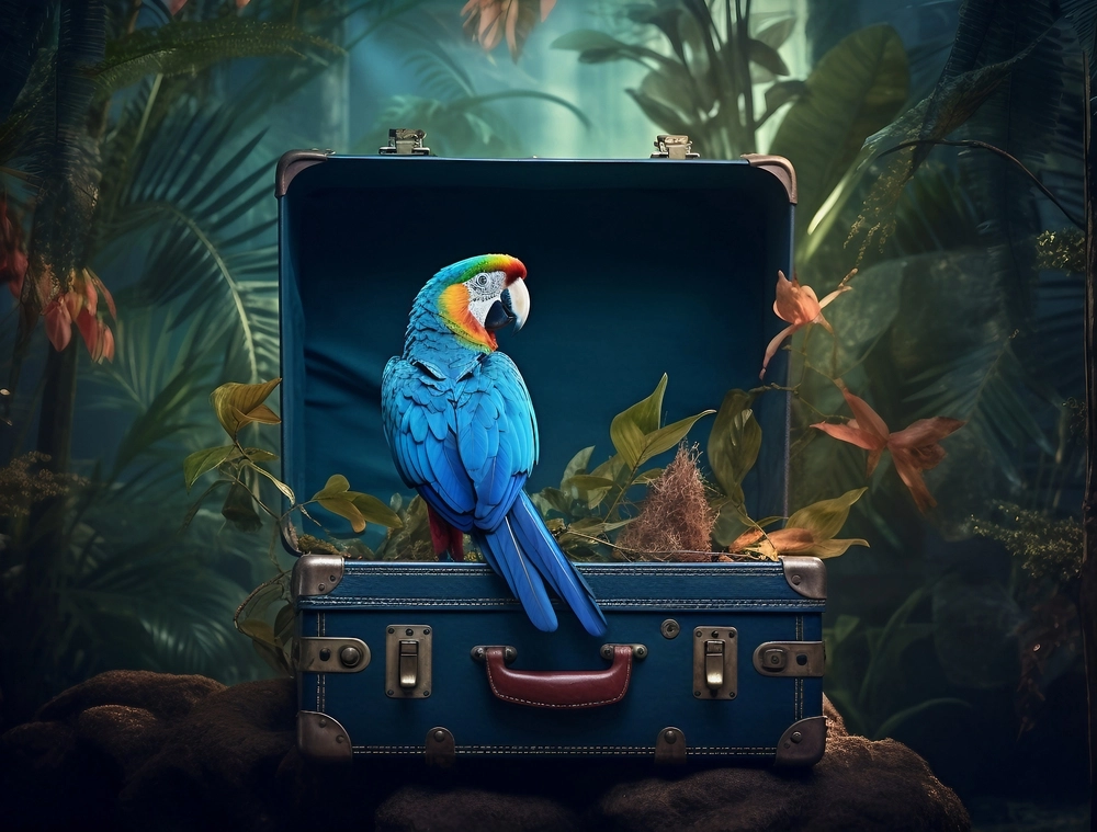 앵무새 이미지(사건과 무관). 아이클릭아트