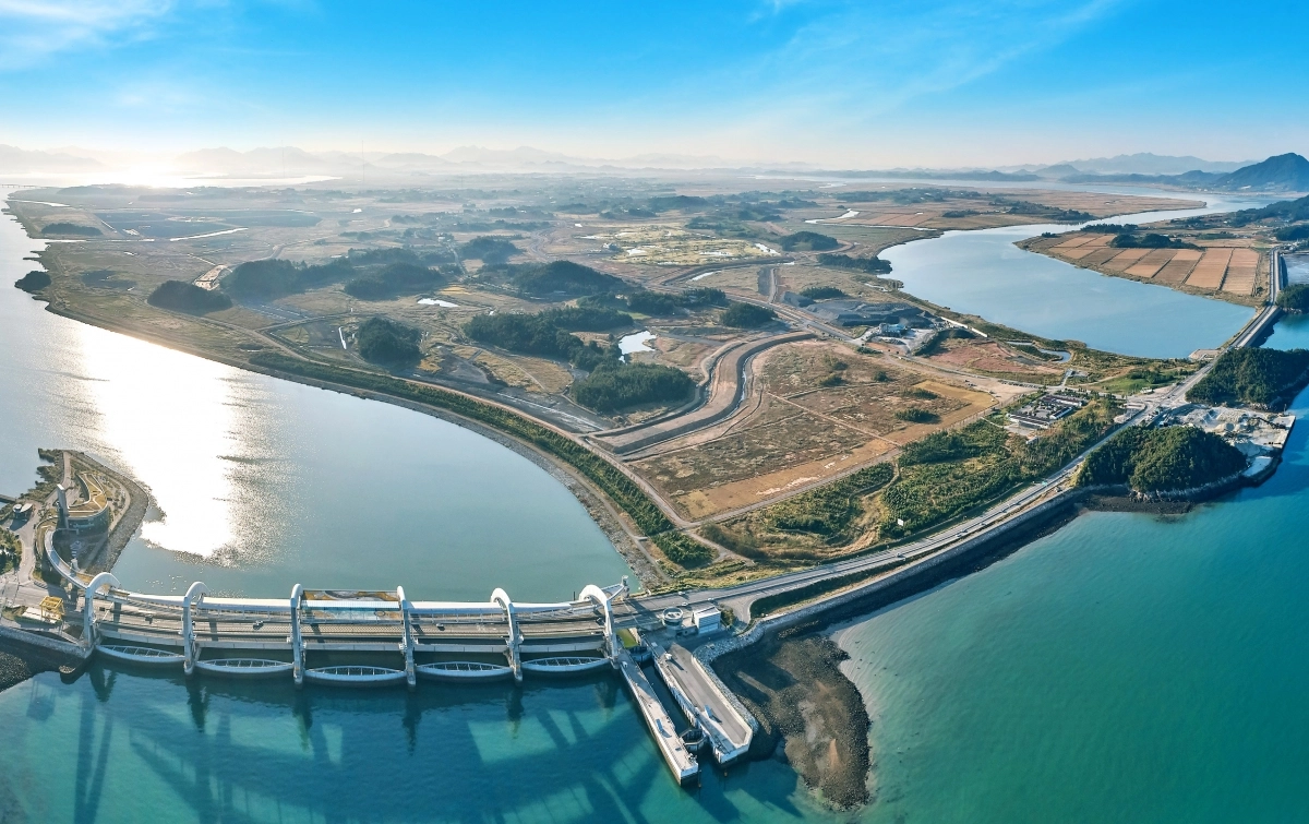 광주·전남 반도체 3축의 하나로 분류된 전남 서부권에 자리한 기업도시 솔라시도의 전경. 전남도 제공