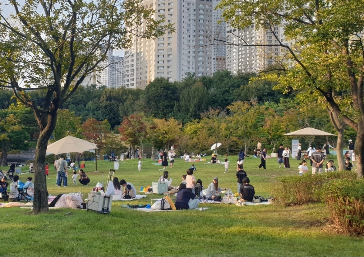 피그닉존으로 지정된 수원 광교호수공원(수원시 제공)