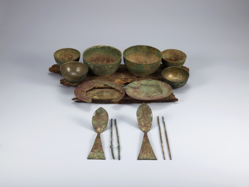 ‘우리들의 밥상’ 특별전에 선보일 예정인 무령왕릉 식기. 국립중앙박물관 제공