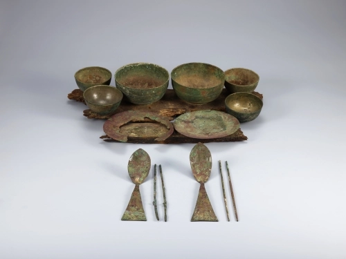 ‘우리들의 밥상’ 특별전에 선보일 예정인 무령왕릉 식기. 국립중앙박물관 제공