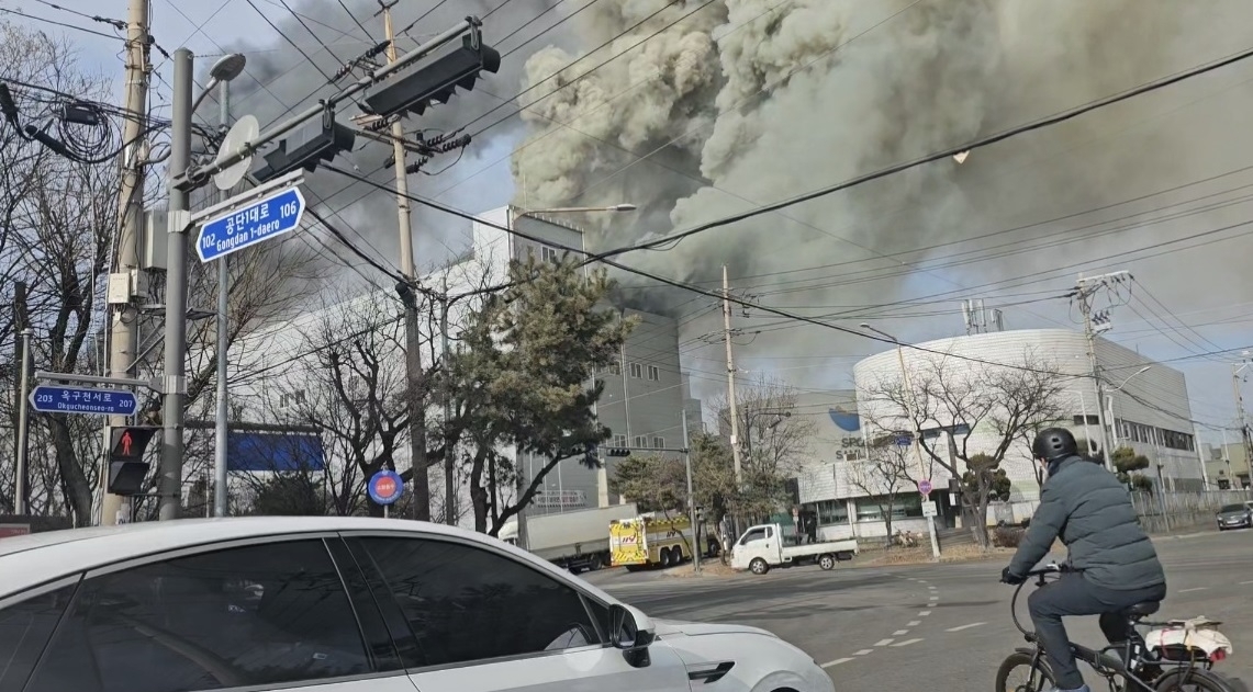 SPC삼립 시화공장 화재. 독자제공