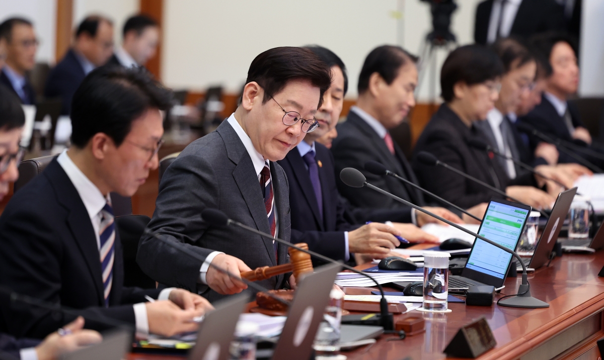 이재명 대통령, 국무회의 개회