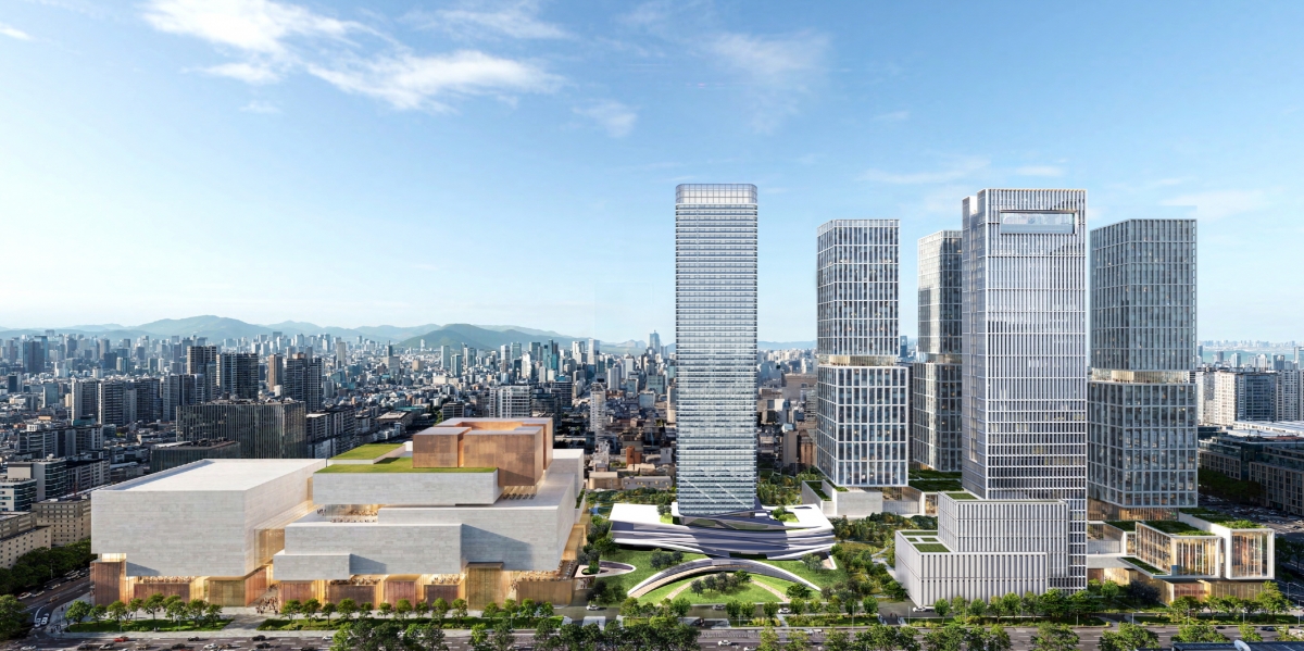 광주신세계 확장을 포함한 ‘광천터미널 복합개발’ 조감도. 광주신세계 제공