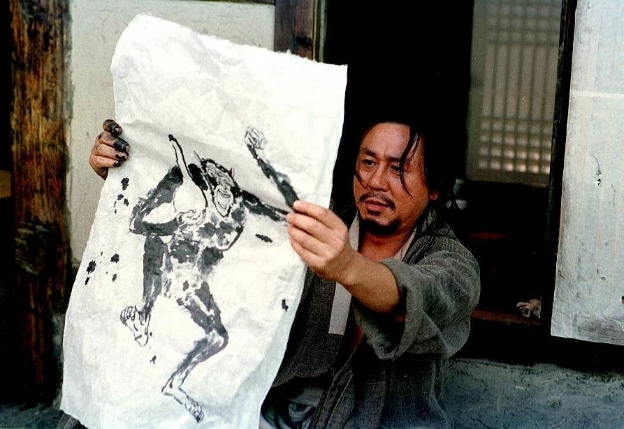 임권택 감독이 연출한 영화 ‘취화선’은 조선 시대 후기 화가 오원 장승업의 삶과 예술을 배우 최민식을 통해 스크린에서 진지하게 들려준다.  태흥영화사 제공