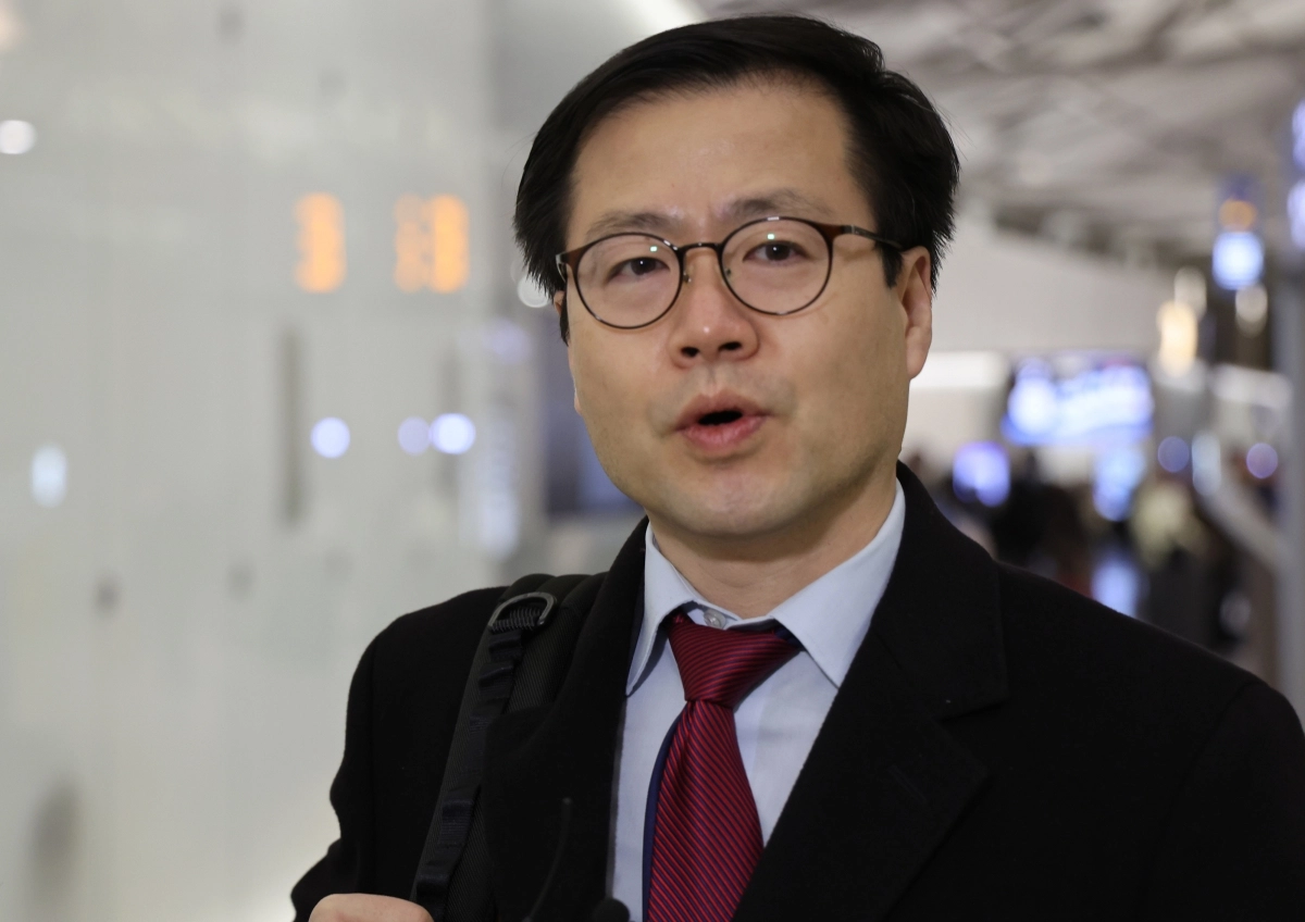 답변하는 여한구 통상교섭본부장