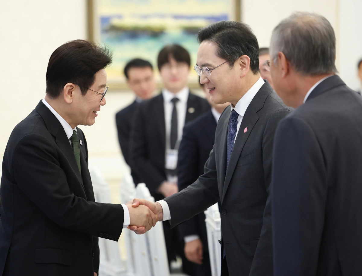 이재명 대통령과 이재용 회장