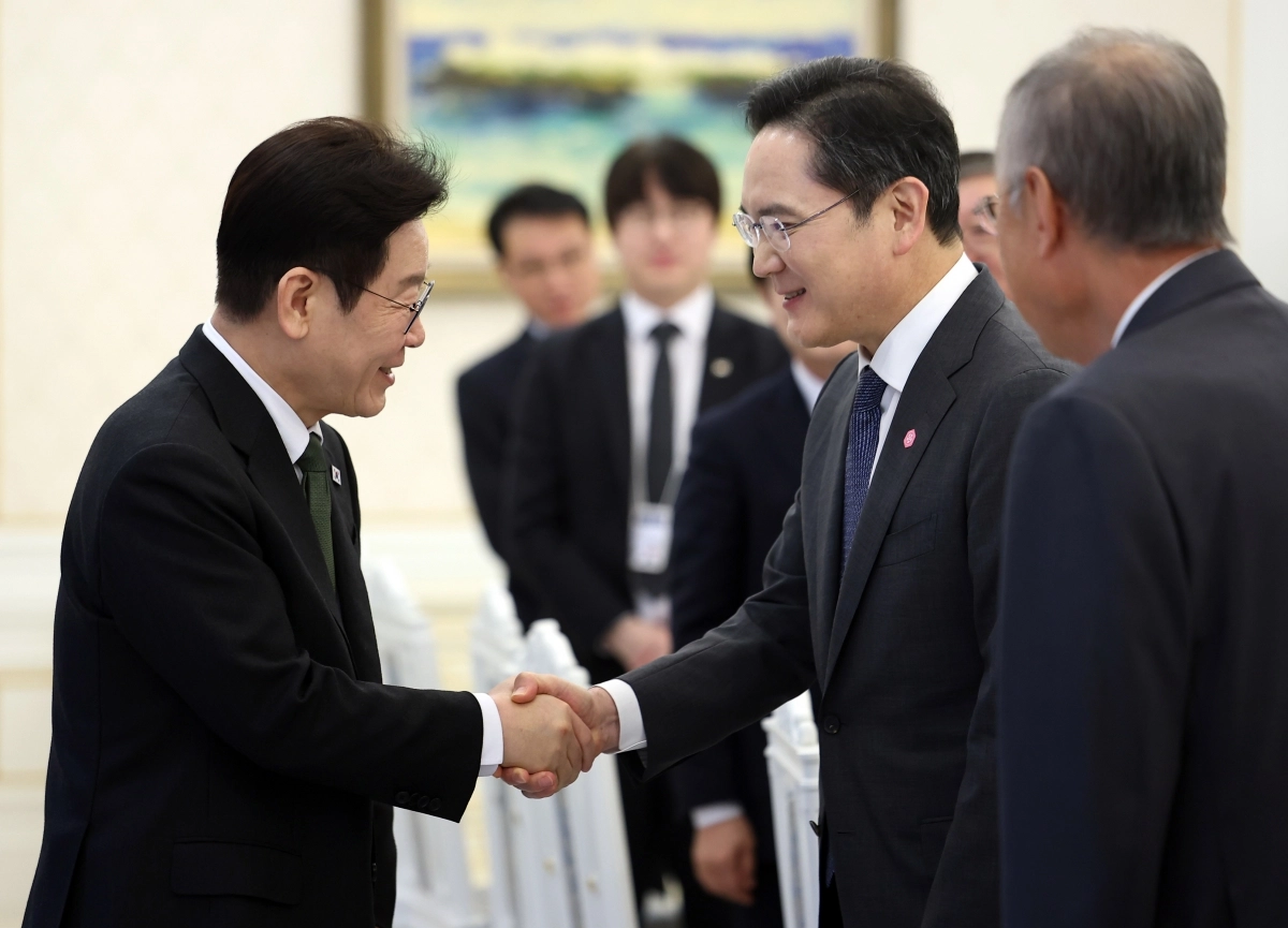 이재명 대통령과 이재용 회장