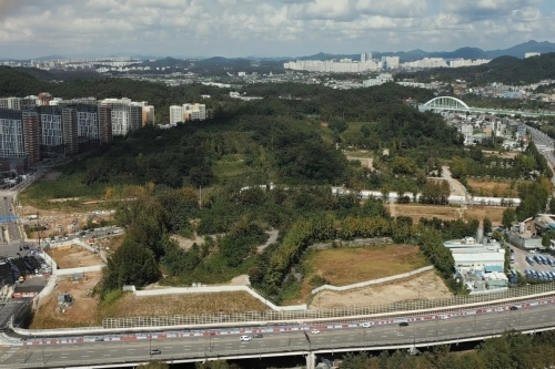 고양시 덕양구 덕은동 옛 국방대 터 전경