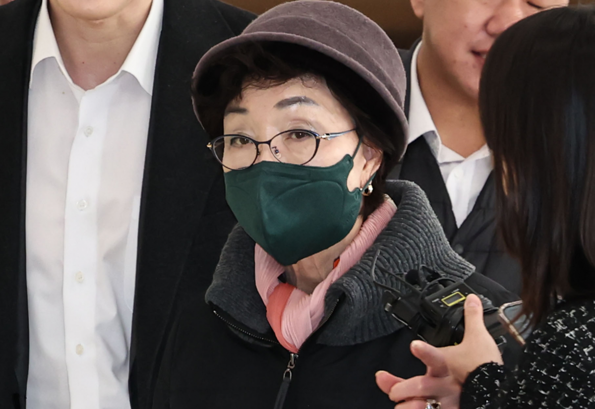 최은순씨. 연합뉴스