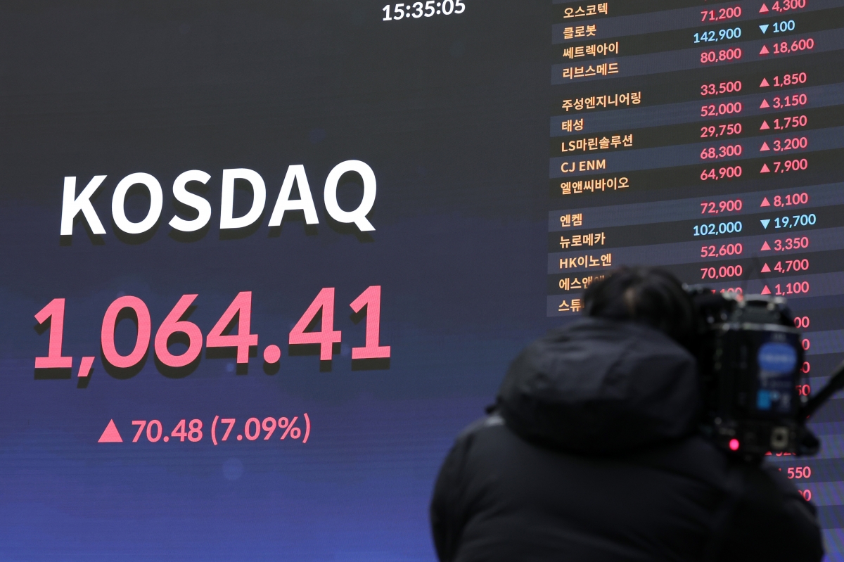 ‘천스닥’ 돌파 코스닥