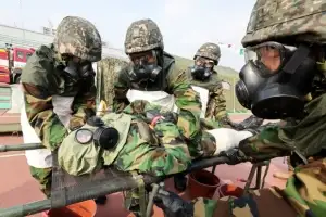 [포토] ‘정밀제독 실시’ 핵전하 사후관리 훈련