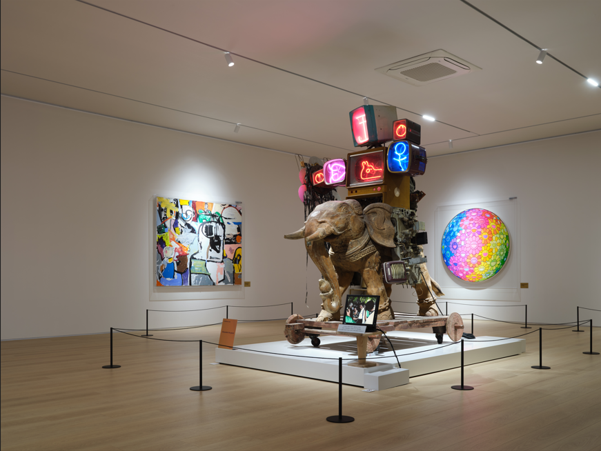 두산위브더제니스 센트럴 천안’ 견본주택에 마련된 ‘제니스갤러리’ 내부. 두산건설 제공