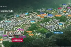 경북도청 신도시 도시첨단산단 산업용지 20필지 재공급