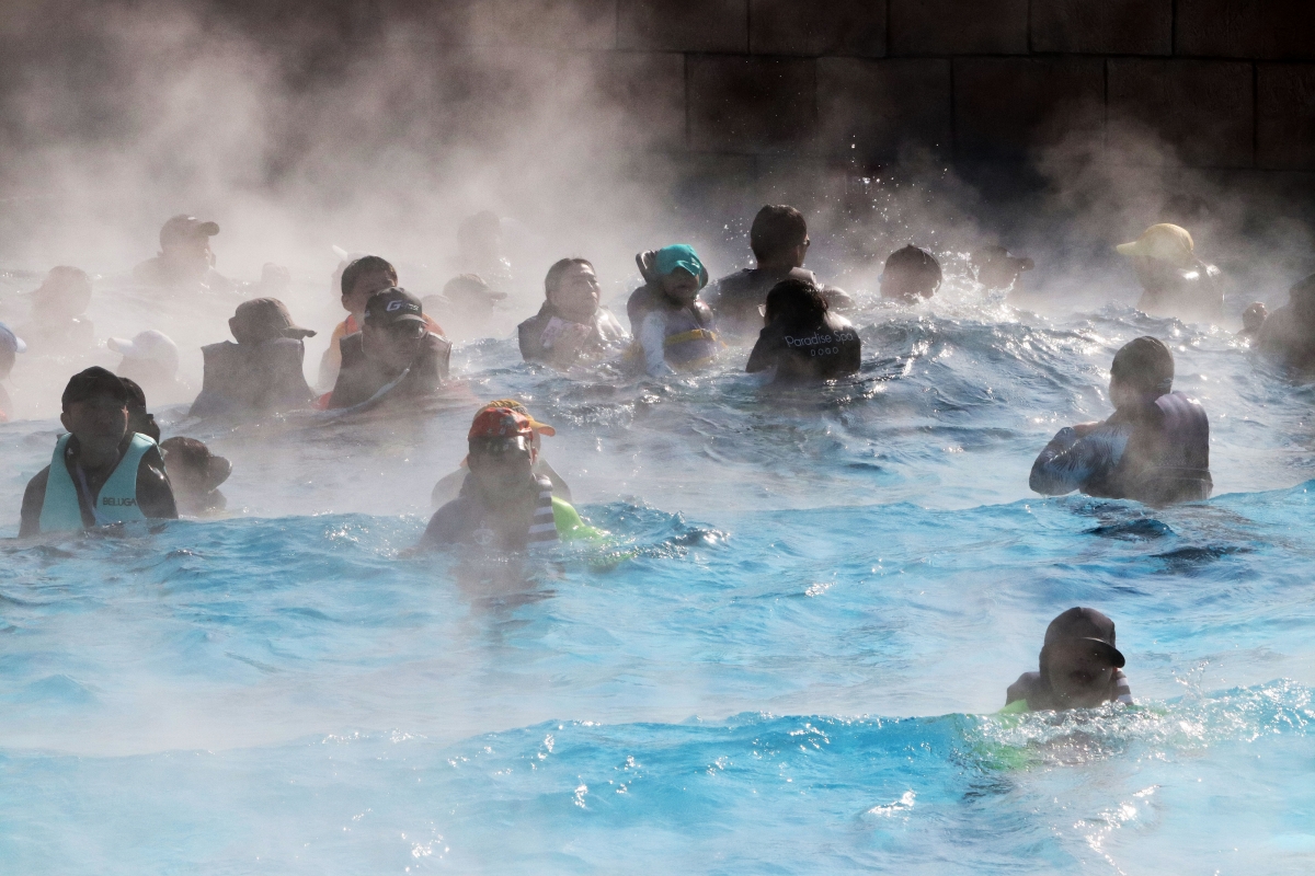 충남 아산 파라다이스 스파 도고 실외 시설 모습. 파라다이스 스파 도고 제공.