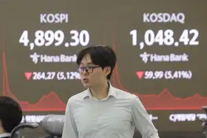 코스피, 2.91% 내린 5013.15...코스닥, 2.83% 하락 출발